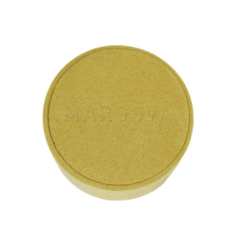 MARGOVA's exquisite velvet round jewellery box