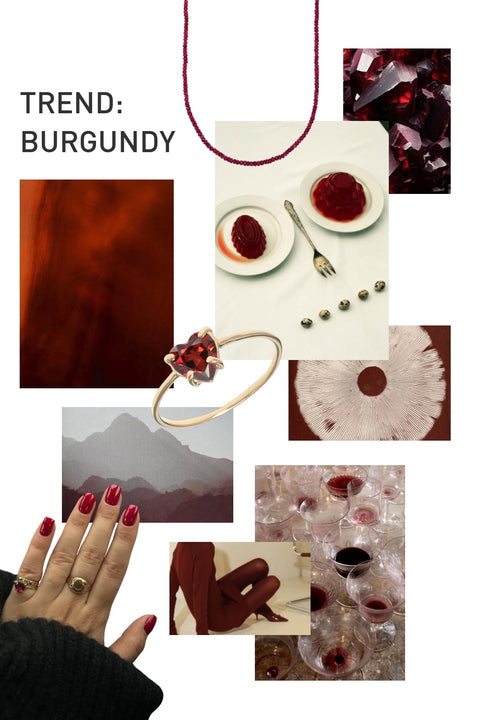 Burgundy is the New Black: Embrace the Colour Trend with MARGOVA’s Jewellery